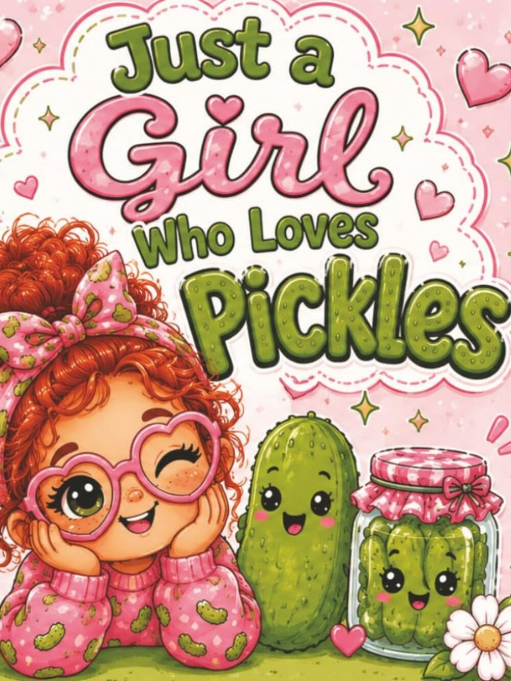 NWT Just a Girl Who Loves Pickles Coloring Book